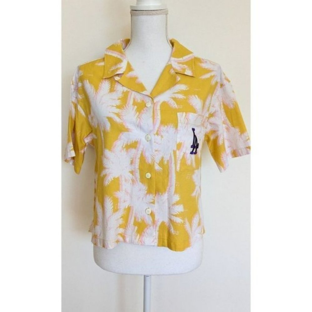 MLB LA Dodgers Hawaiian Shirt Size Xs BNWT